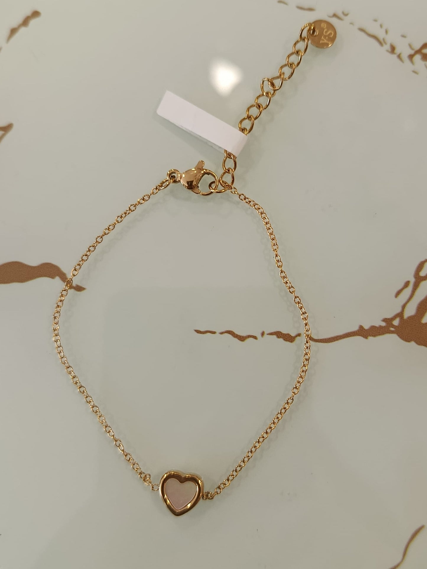 PULSEIRA CORAÇÃO MADREPÉROLA