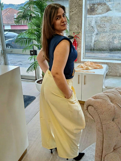 CALÇA ALFAIATARIA DUPE ZARA