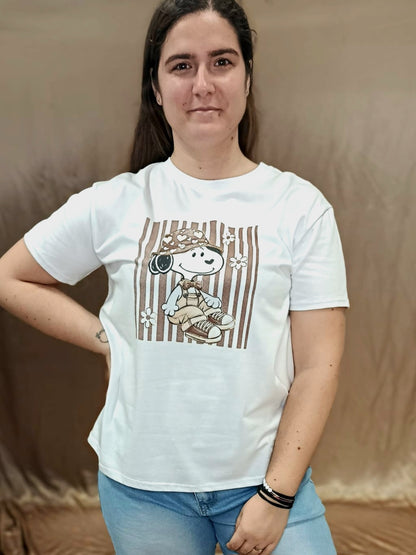 T-SHIRT BÁSICA C/ VÁRIOS ESTAMPADOS