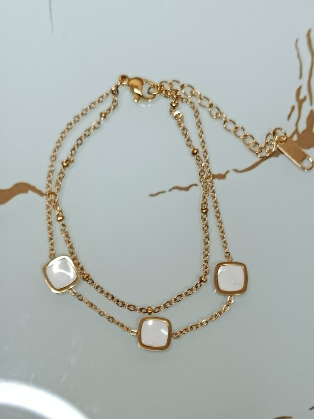 PULSEIRA DUPLA MADREPÉROLA