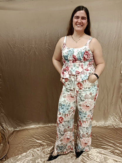 CALÇA FLORAL
