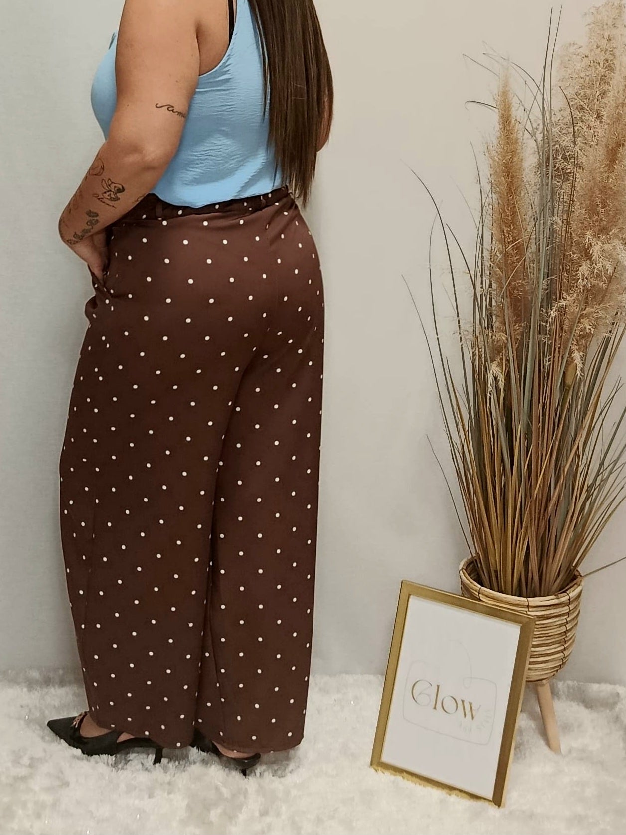 CALÇA C/BOLINHAS