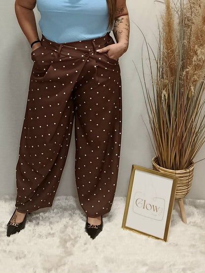 CALÇA C/BOLINHAS