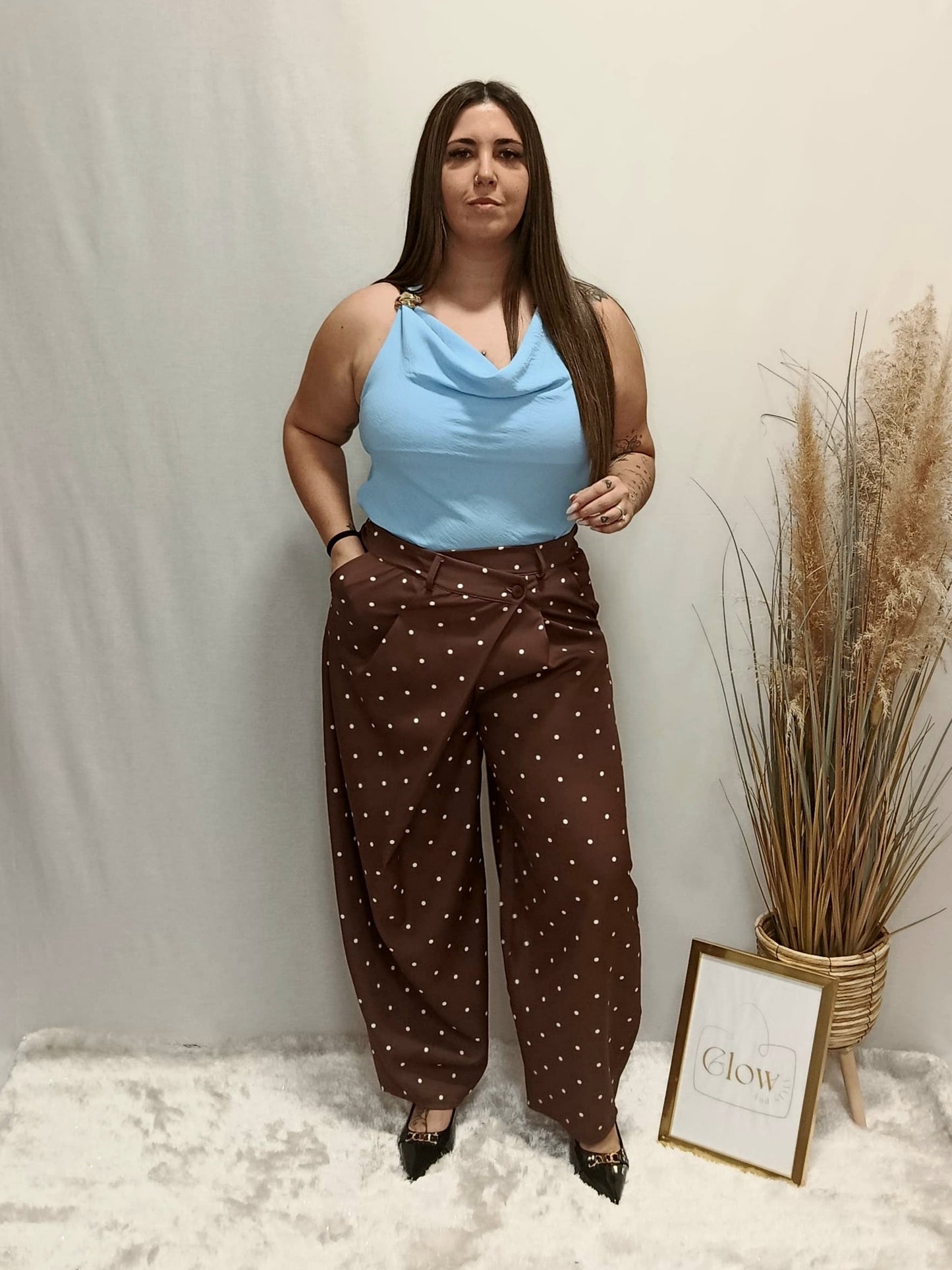 CALÇA C/BOLINHAS